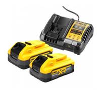 Pack 2 batteries POWERSTACK XR 18V 1,7Ah Li-Ion + chargeur - DCB1104H2-QW DEWALT
