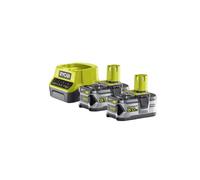 Ryobi Pack 2 batteries 18V One+ 5.0Ah LithiumPlus + chargeur rapide 2.0Ah RC18120-250
