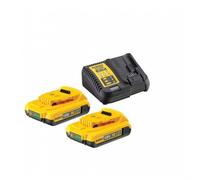 Pack 2 batteries XR 18V 2Ah Li-ion + chargeur - DCB115D2-QW DEWALT