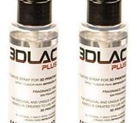Pack 2 Bouteilles 3DLAC Plus Adhésif Fixatif pour l'Impression 3D de l'Imprimante Double Adhérence Antiwarping Filament sans Parfum Formule sans Parfum PLA Fléxible TPU PETG Piece