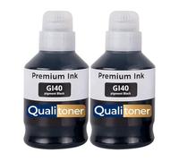 Pack 2 Bouteilles encre GI-40 GI-41 GI-490 Noir compatible pour Canon Haute capacité 135ml