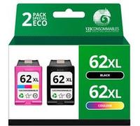 Pack 2 Cartouches compatibles HP 62 XL Couleurs G