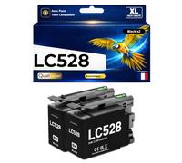 Pack 2 Cartouches LC528BK compatibles pour Brother Noir 6000 Pages