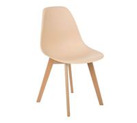 Pack 2 Chaises de Salle à Manger Scand Nordic Brun Blé
