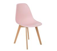 Pack 2 Chaises de Salle à Manger Scand Nordic Rose Barbe à papa