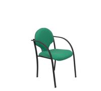 Pack 2 chaises Hellin châssis noir bali vert