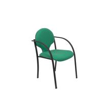 Pack 2 chaises Hellin châssis noir bali vert