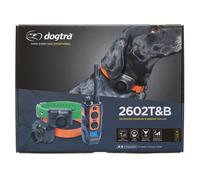 PACK 2 COLLIERS + TÉLÉCOMMANDE DE DRESSAGE ET REPÉRAGE POUR CHIEN DOGTRA 2602T & B