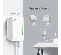 Pack 2 CPL AV500 + Wi-Fi N300 avec prise gigogne TP-LINK TL-WPA4235P KIT Blanc G