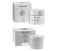 Pack 2 Crème Visage 50 ml + Recharge Visage 50 ml Texture Légère Prevent Age Skin Peau Normale Mixte Grasse Rose Alpina Deliplus - Pack 2