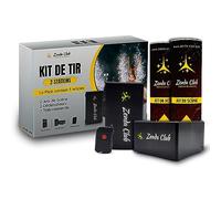 Pack 2 Déclencheurs+2 Jets de scène dorés 3 mètres 30 secondes-Kit de tir et jets de scène- Machine d'Allumage de Feu d'artifice +Télécommandes sans fil PACK DE MARIAGE, FETE Zenda club®