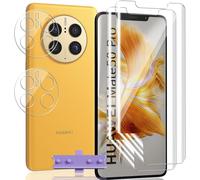 Pack 2 Écrans + 2 Verres Caméra Pour Huawei Mate 50 Pro - Film Tpu Souple Et Verre Trempé, Protection Intégrale Anti-Rayures, Compatible Empreinte Ultrasonique, Hd