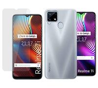 Pack 2 en 1 Coque Gel Transparent + Protecteur Verre Trempé pour Realme 7i