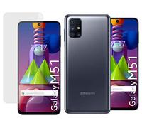 Pack 2 en 1 Coque Gel Transparent + Protecteur Verre Trempé pour Samsung Galaxy M51