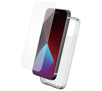 Pack 2 en 1 Coque iPhone 14 Pro Max Souple Transparente + Protège écran Bigben