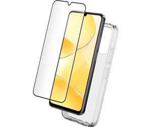 Pack 2 en 1 Coque RealMe C51 / C53 Souple Transparente + Protège écran 2.5D + SmartFrame™ - Certifié GRS Bigben