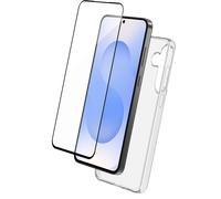 Pack 2 en 1 Coque Samsung Galaxy S25 FE Souple Transparente + Protège écran 2.5D + SmartFrame™ - Certifié GRS Bigben