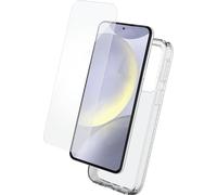 Pack 2 en 1 Coque Samsung Galaxy S25+ Souple Transparente + Protège écran 2.5D + SmartFrame™ - Certifié GRS Bigben