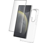Pack 2 en 1 Coque Samsung Galaxy S25 Ultra Souple Transparente + Protège écran 2.5D + SmartFrame™ - Certifié GRS Bigben
