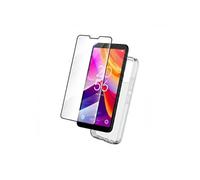 Pack 2-en-1 Coque Souple et Protège-écran Verre Trempé pour TCL 501 Transparent