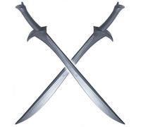Pack 2 Epees Orcrist Le Hobbit en Polypropylene Epee Sabre Entrainement