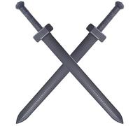 Pack 2 Epees Plastique Epees de Combat en Polypropylene 75cm Glaive de Frappe Entrainement