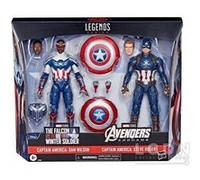 Marvel Legends Series Captain America Pack de 2 figurines