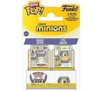 Pack 2 figurines Bitty POP! Minions Bride Kevin & Eye, Matie 2 cm