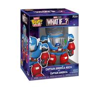 Pack 2 Figurines Funko Bitty Bot Marvel Wi Captain America Mech with Captain America