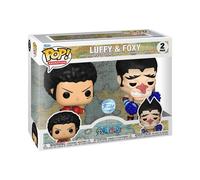 Pack 2 Figurines Funko Pop Animation One Piece Luffy & Foxy with Chase Modèle aléatoire