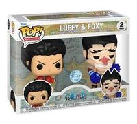 Pack 2 Figurines Pop Animation One Piece Luffy & Foxy with Chase Modèle aléatoire