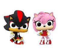 Pack 2 figurines Funko Pop Games Sonic Shadow et Amy Rose Multicolore G
