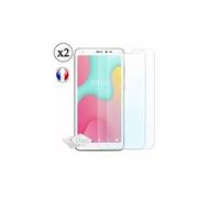 Pack 2 films de protection d'écran en verre trempé haute transparence, ultra résistant, ultra slim, anti traces compatible pour wiko y60