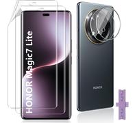 Pack 2 Films Hydrogel Tpu Écran + 2 Protections Lentille Caméra Pour Honor Magic 7 Lite ¿ Haute Définition Anti-Rayures