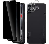 Pack 2 Films Vie Privée En Verre Trempé 0,33 Mm + 2 Protections Lentille Pour Nothing Cmf Phone 1 ¿ 9h Anti-Rayures, Sans Bulles, Tactile Sensible (Empreinte Non Prise En Charge)
