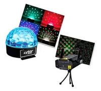 Pack 2 jeux de lumière - 1 Dôme ASTRO + 1 Laser
