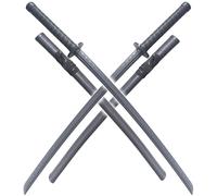 Pack 2 Katanas Polypropylene Epee Sabre + Fourreau Katana Japonais Décoration