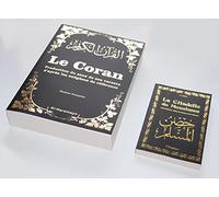 Pack 2 Livres Noirs dorés : Le Coran (Traduction du sens de ses versets d’après les exégèses de référence) - La Citadelle du Musulman