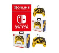Pack 2 Manettes filaire SWITCH Nintendo - Pokémon - Pikachu Lightning Officielle avec Câble USB détachable