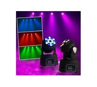 Pack 2 Mini LYRES BEAM 18LED RVB PROJECTEUR DMX