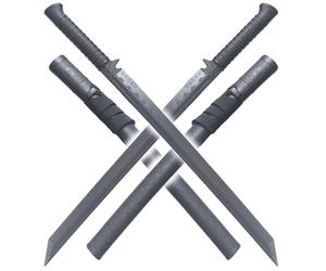 Pack 2 Ninjatos Plastique Ninjato Polypropylene Epee Ninja Sabre + Fourreau Ninjato Japonais