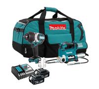Pack 2 outils 18V (2x5,0 Ah) (DGP180Z + DTW1002Z) - Makita DLX2465TX1
