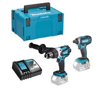 Pack 2 outils 18V (DHP458 + DTD152) en Makpac - MAKITA DLX2145ZJ