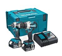 Pack 2 outils 18V (DHP489Z + DTD153Z) (2x5.0Ah) en Makpac - MAKITA DLX2507TJ