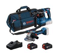 Pack 2 outils 18V Meuleuse Ø125 mm GWS 18V-8 + Perforateur SDS-Plus GBH 18V-22 BOSCH