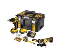Pack 2 outils DEWALT DCK2080P2T (DCD796 + DCG405) XR 18V Li-Ion (2x5Ah)