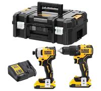 DeWALT DCK2062D2T Batterie combinée (18V/2x2,0Ah) TSTAK