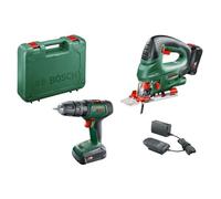 Pack 2 outils Bosch - Perceuse a percussion UniversalImpact 18 + Scie sauteuse PST 18 (2 batt, 1 chargeur, 1 coffret) - 06039D410B