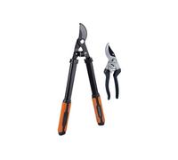 BLACK+DECKER Outils de Coupe 2 pièces - Cisaille à Branches 53,3 cm - Sécateur 2