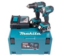 Pack 2 outils MAKITA DLX2127TJ 18V Li-Ion - 2 x 5 Ah